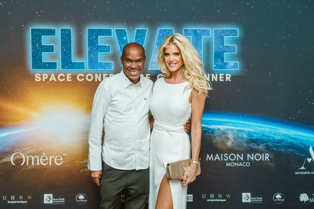 Michelin Star Chef Marcel Ravin and Model Victoria Silvstedt
